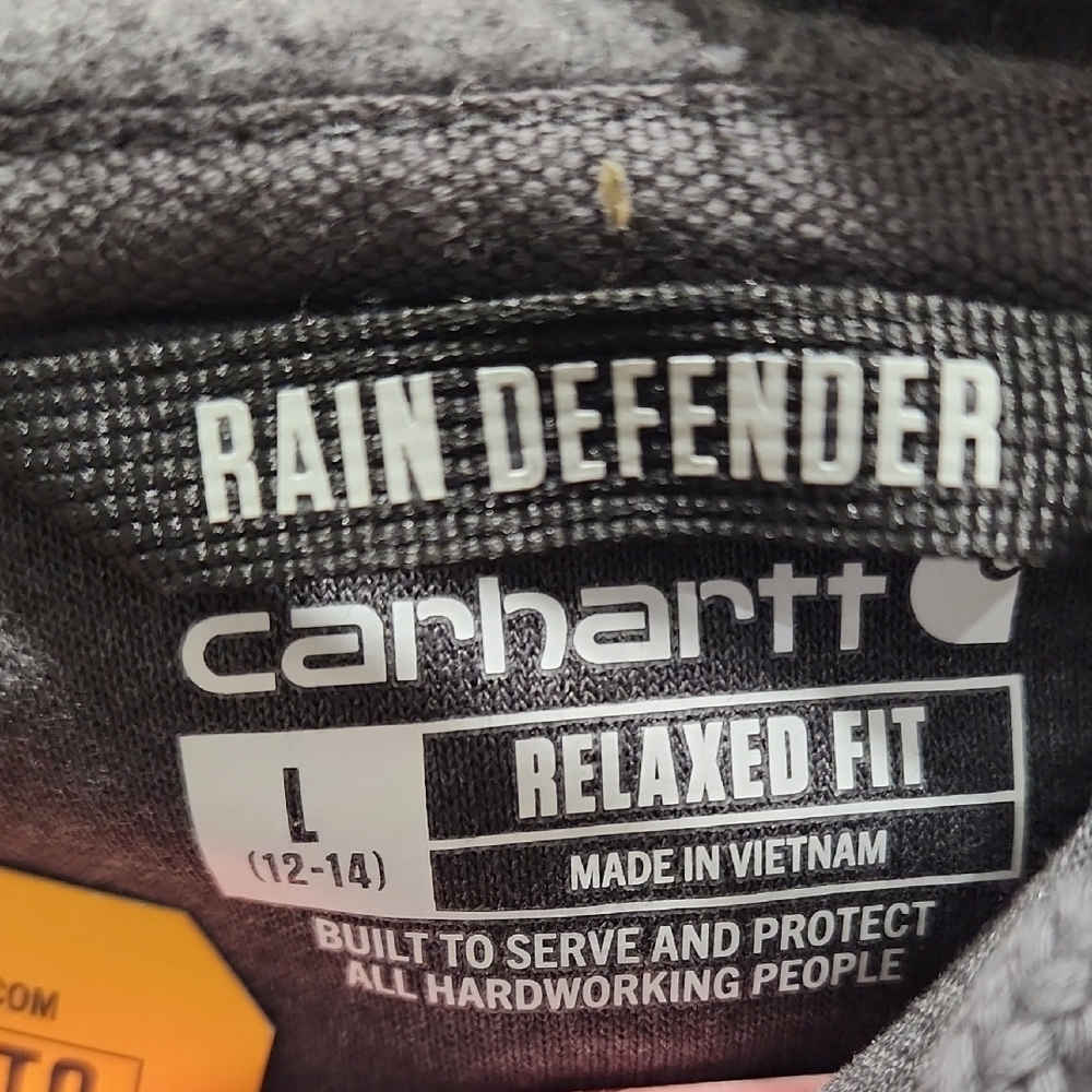 Carhartt Womens Charcoal Hoodie - Picture 2 of 5
